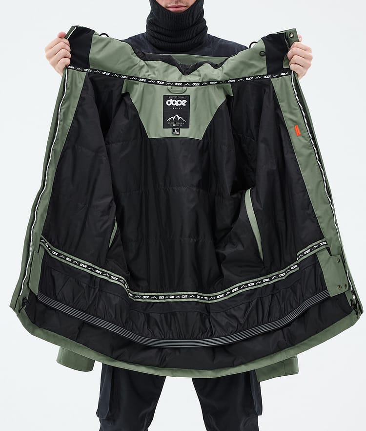 Dope Adept Snowboard Jacket Men Whitish Renewed