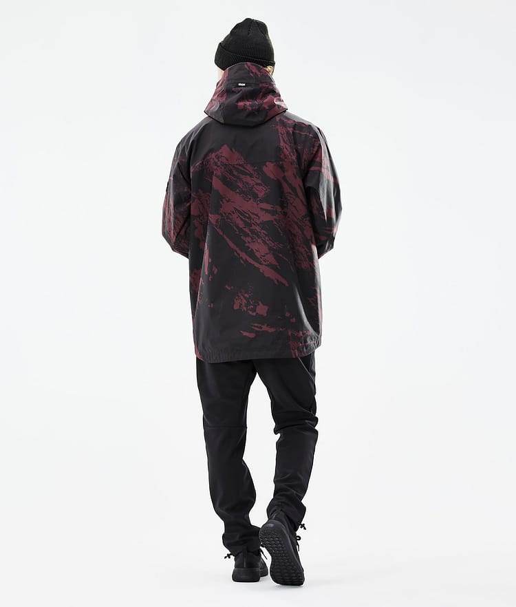 Dope Nomad Outdoor Pants Men Paint Burgundy