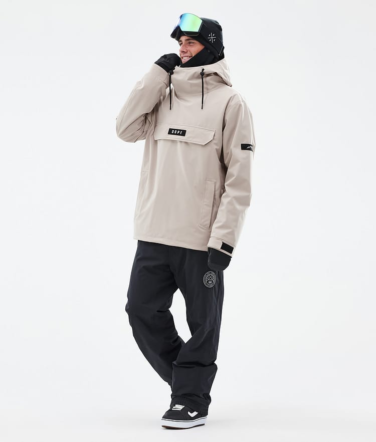 Dope Blizzard Snowboard Jacket Men Whitish Renewed