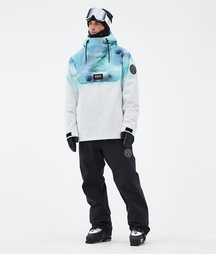 Dope Blizzard Ski Jacket Men Shards Burgundy Blue