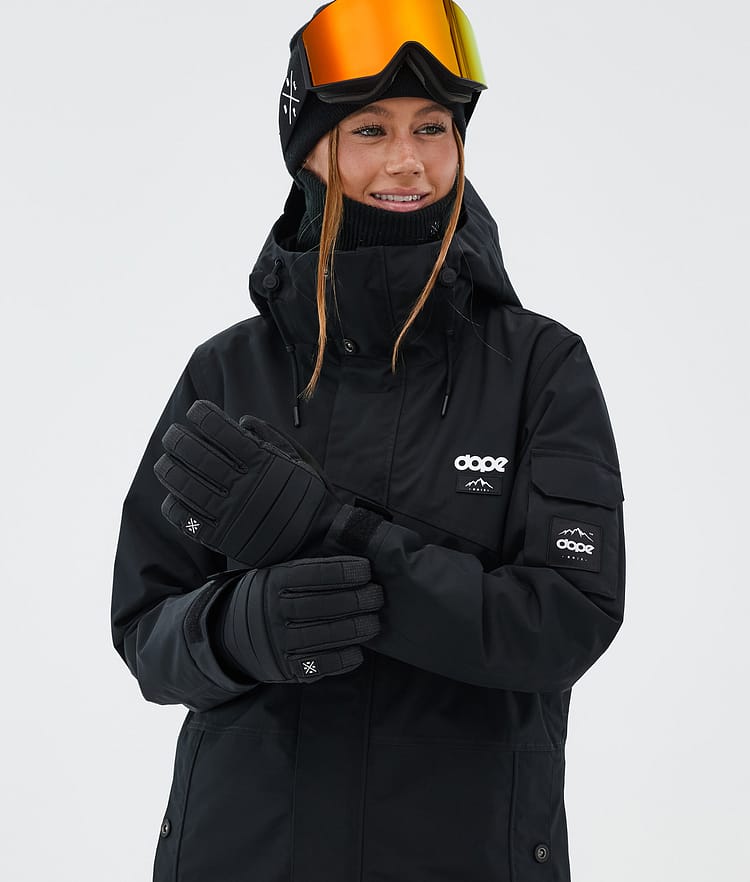 Dope Ace Ski Gloves Black