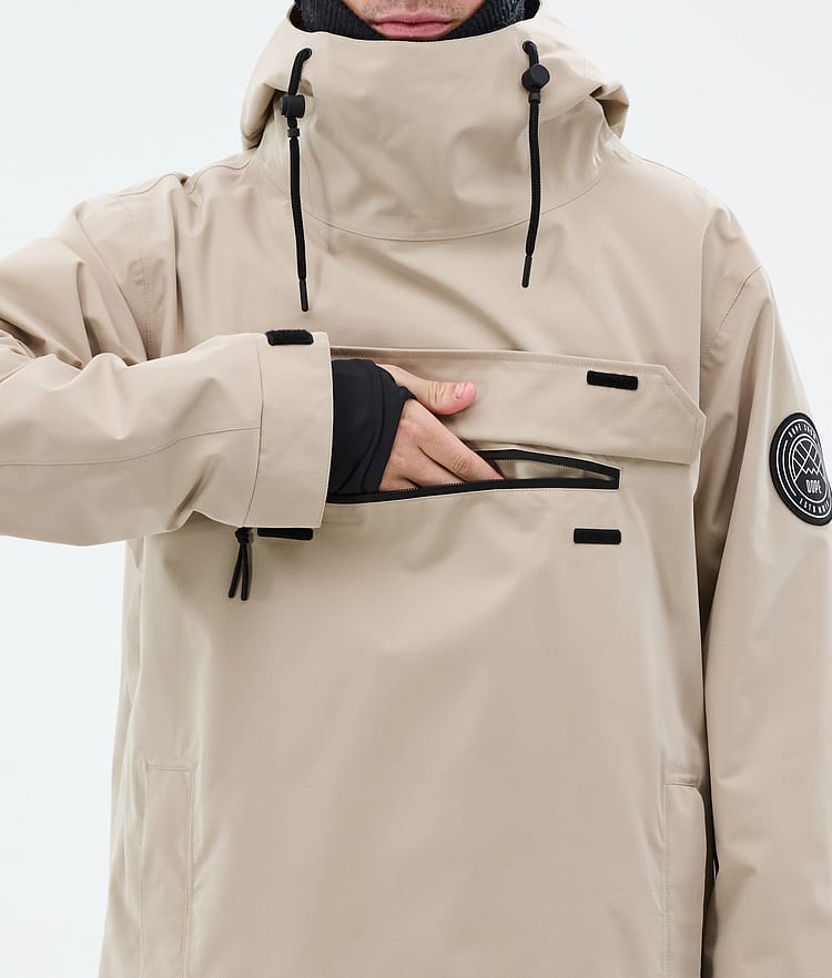 Dope Blizzard Snowboard Jacket Men Olive Green Renewed