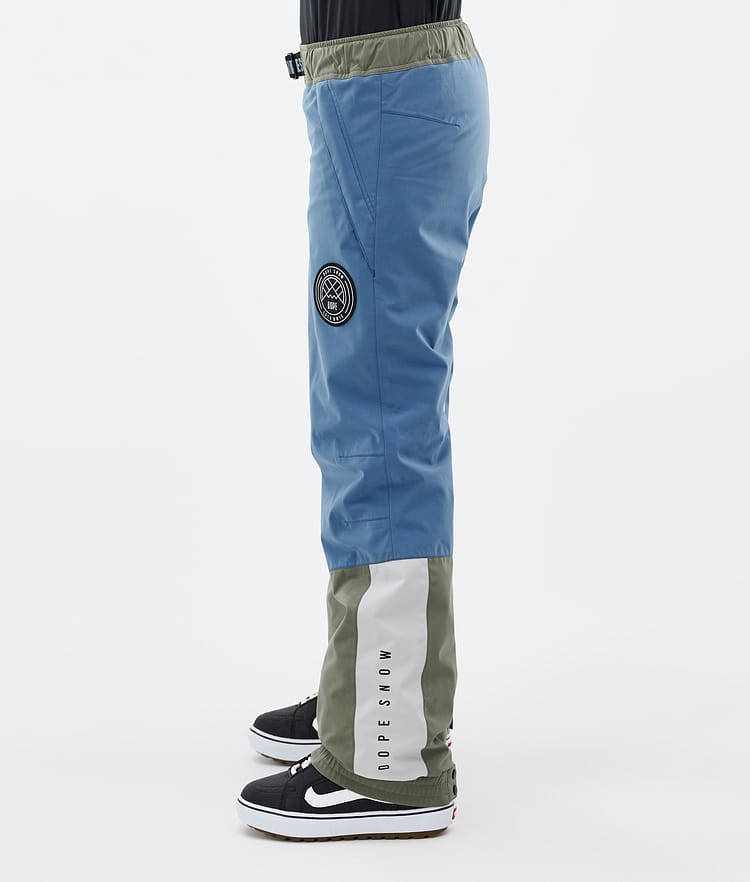 Dope Blizzard Track W Snowboard Pants Women Faded Peach/Blue Steel/Black/Metal Blue