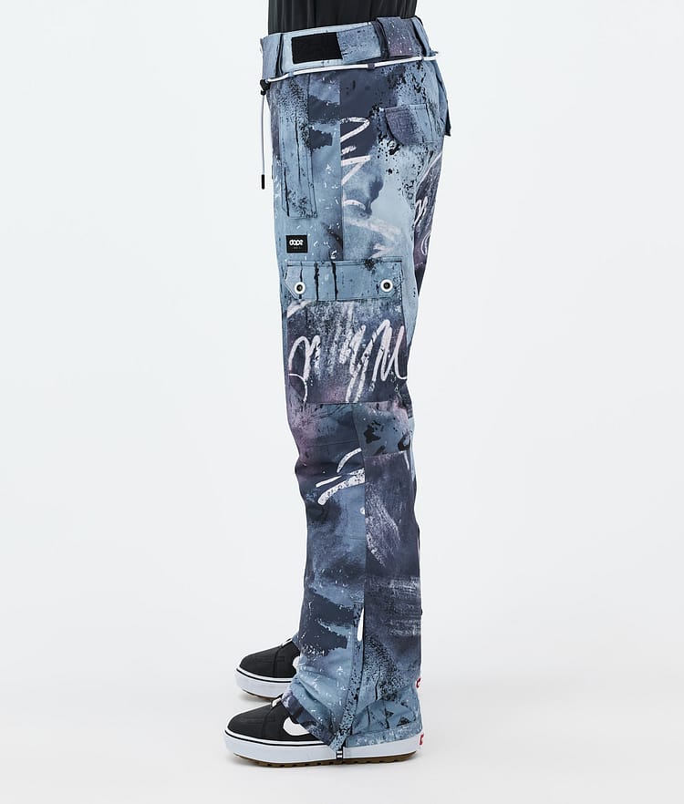 Dope Iconic W Snowboard Pants Women Scribble Purple