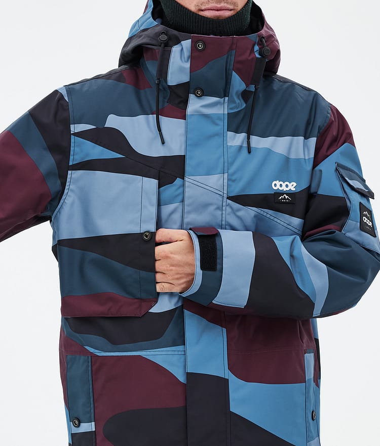 Dope Adept Snowboard Jacket Men Whitish Renewed