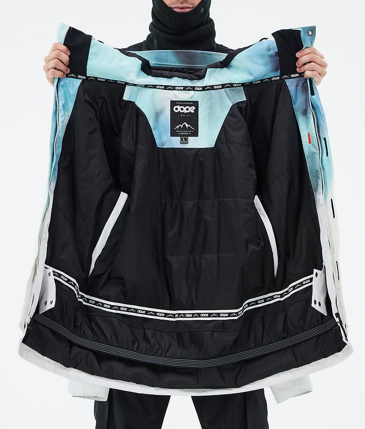 Dope Adept Snowboard Jacket Men Whitish Renewed