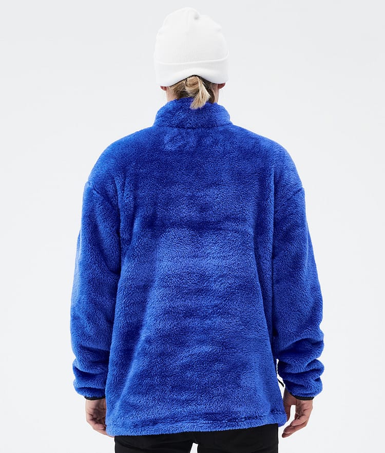 Dope Pile Fleece Sweater Men Cobalt Blue Renewed