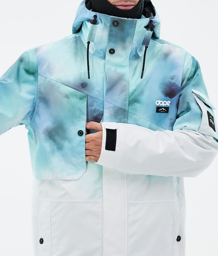 Dope Adept Snowboard Jacket Men Whitish Renewed