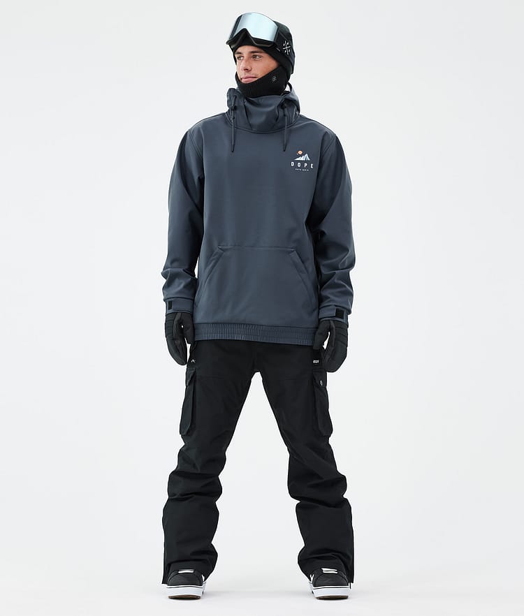 Dope Yeti Snowboard Jacket Men 2X-Up Metal Blue Renewed