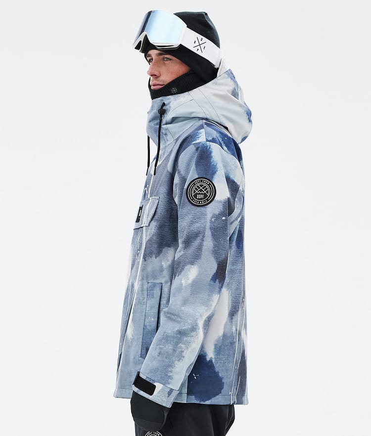 Dope Blizzard Snowboard Jacket Men Whitish Renewed