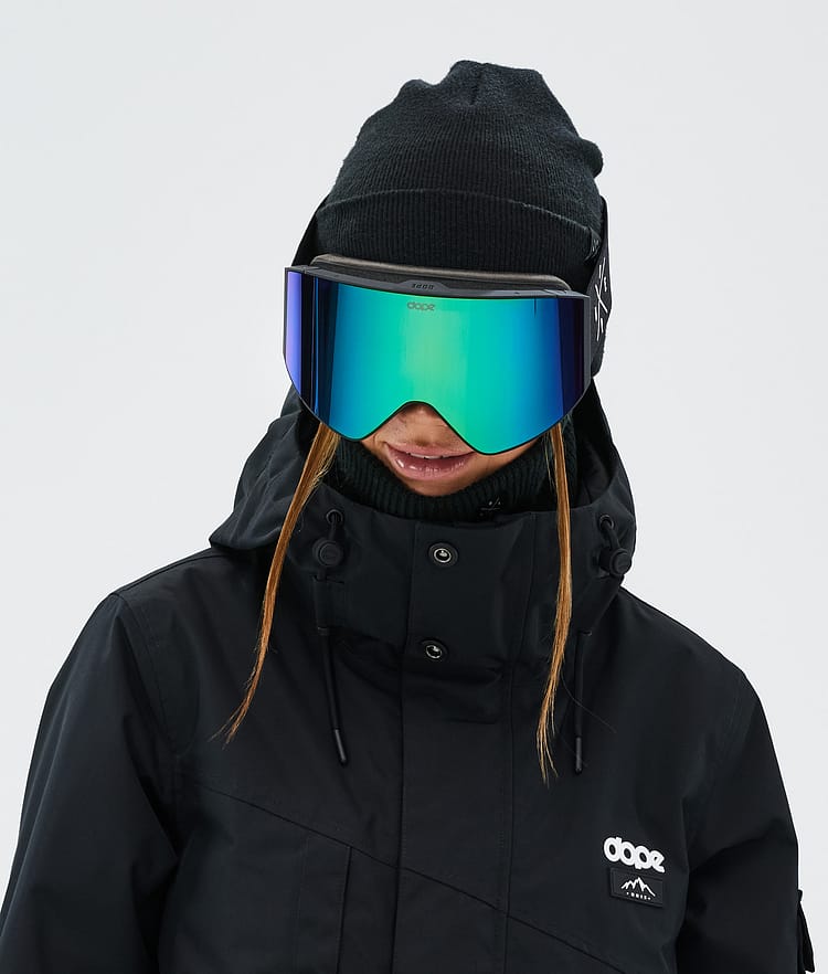 Dope Sight Ski Goggles Black/Pink Mirror