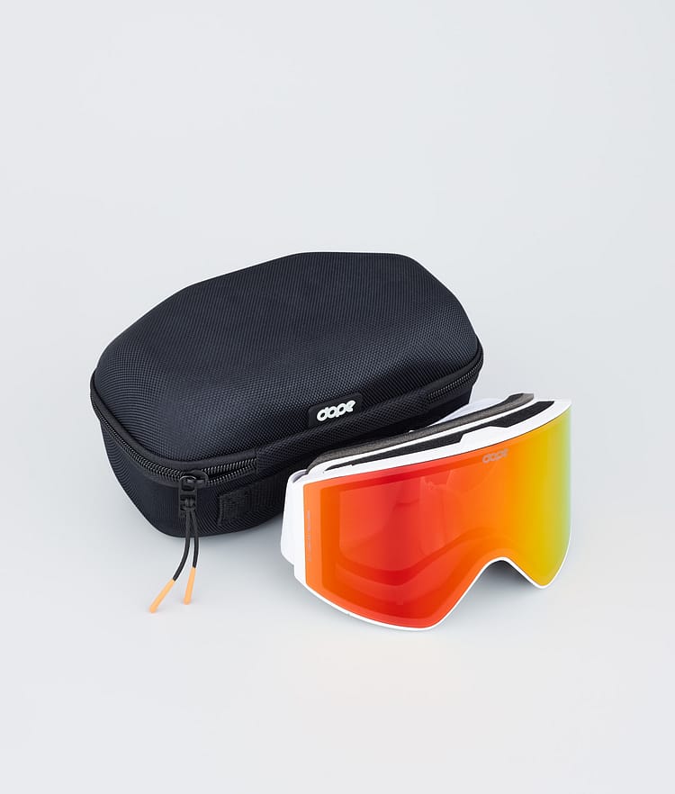 Dope Sight Ski Goggles Black/Pink Mirror