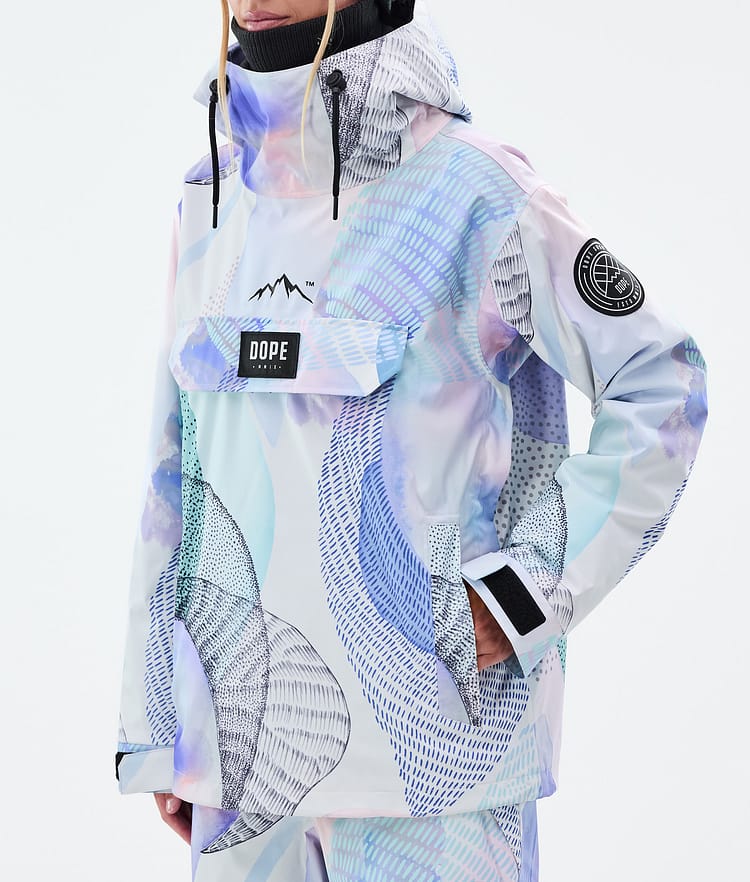Dope Blizzard W Snowboard Jacket Women Punk Blue