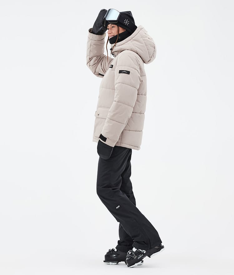 Dope Puffer W Full Zip Ski Jacket Women Light Blue
