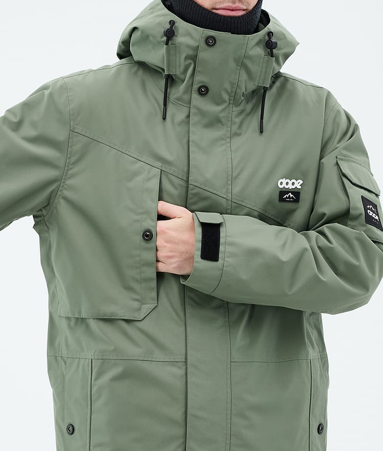 Dope Adept Snowboard Jacket Men Whitish Renewed