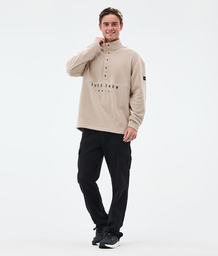 Dope Comfy Fleece Sweater Men Sand/Black