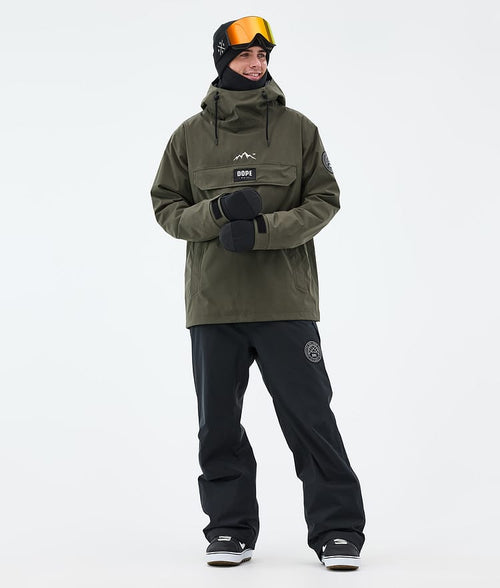 Dope Blizzard Snowboard Jacket Men Olive Green