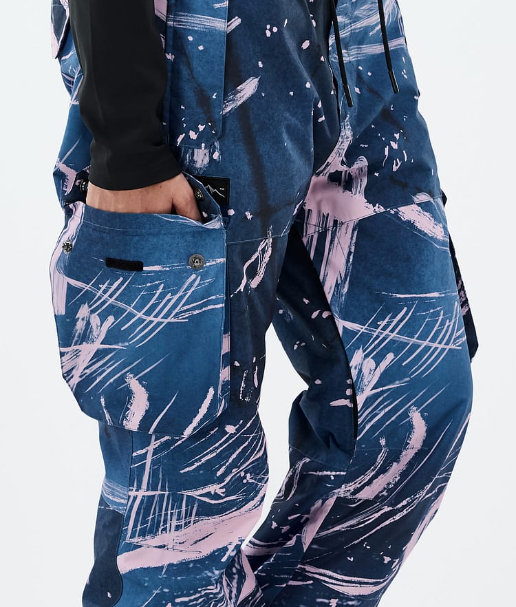 Dope Iconic W Snowboard Pants Women Scribble Purple