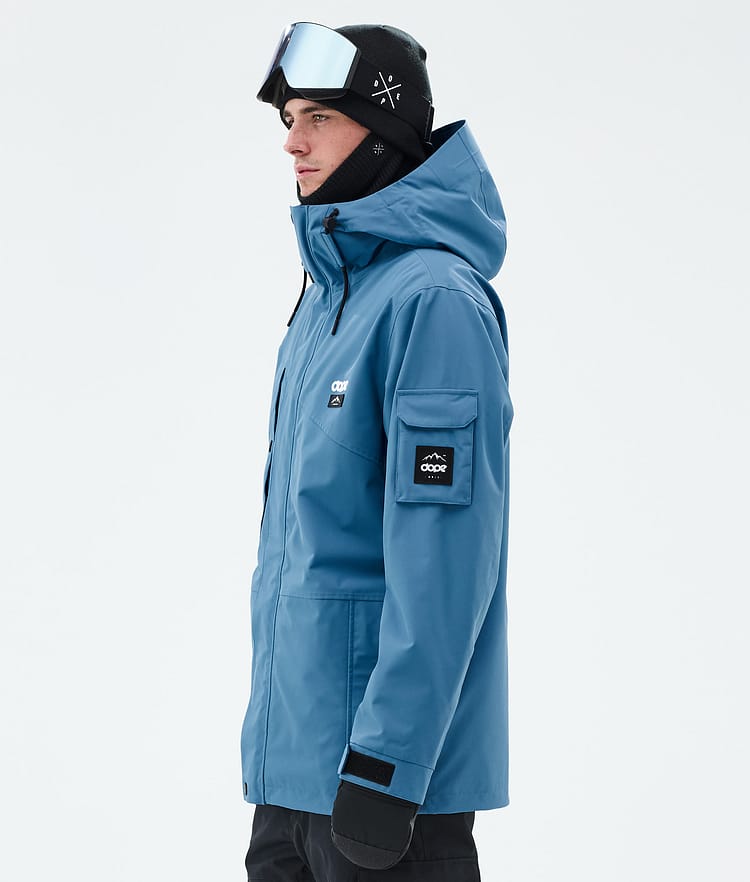 Dope Adept Snowboard Jacket Men Metal Blue Camo