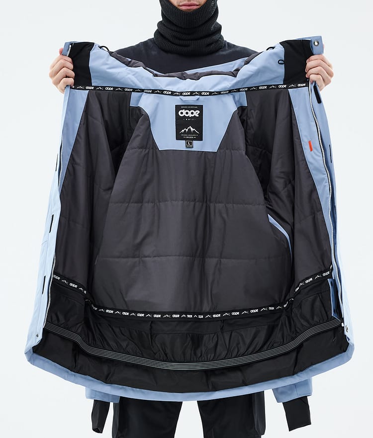 Dope Adept Snowboard Jacket Men Metal Blue Camo