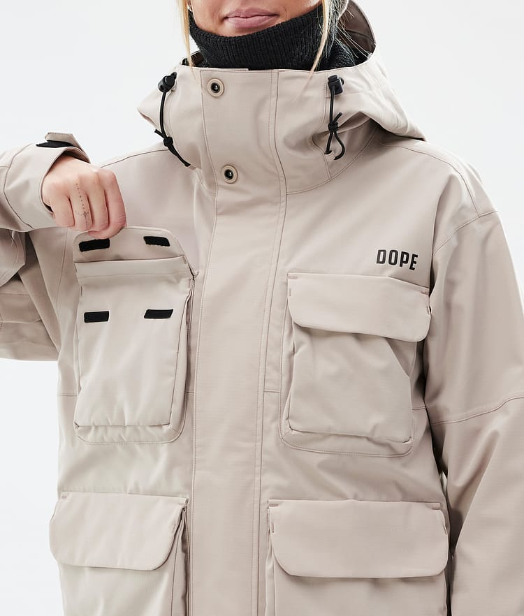 Dope Zenith W Snowboard Jacket Women Bottle Green Renewed