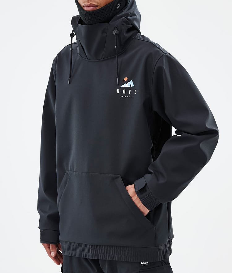 Dope Yeti Snowboard Jacket Men Ice Black Renewed