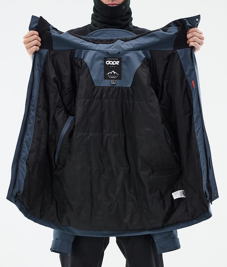 Dope Blizzard Full Zip Ski Jacket Men Black