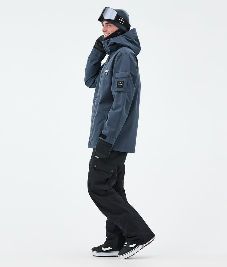 Dope Adept Snowboard Jacket Men Metal Blue Camo
