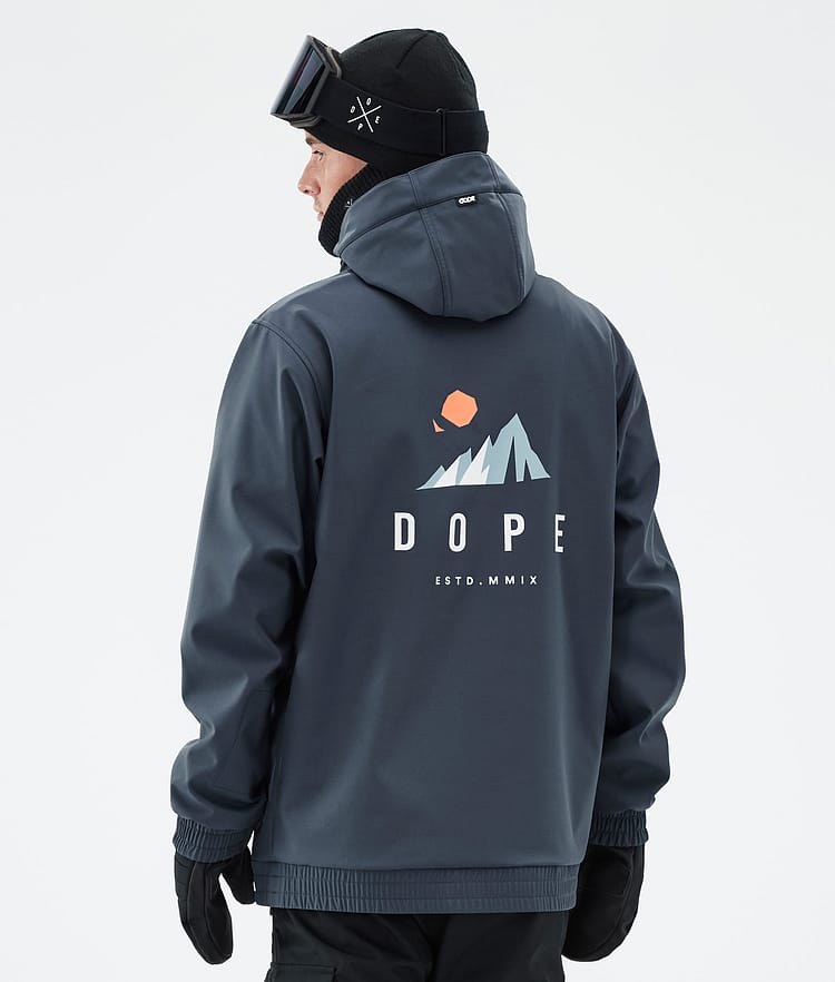 Dope Yeti Snowboard Jacket Men Ice Black Renewed