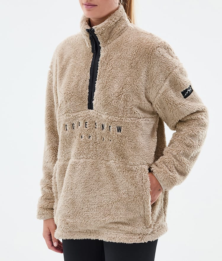 Dope Pile W Fleece Sweater Women Faded Green