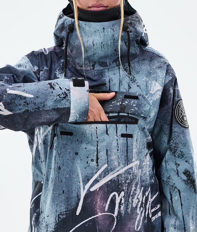 Dope Blizzard W Snowboard Jacket Women Punk Blue