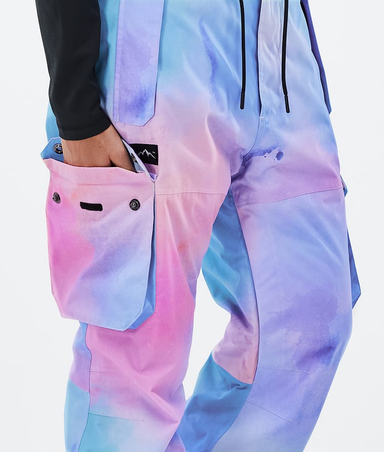 Dope Iconic W Snowboard Pants Women Scribble Purple