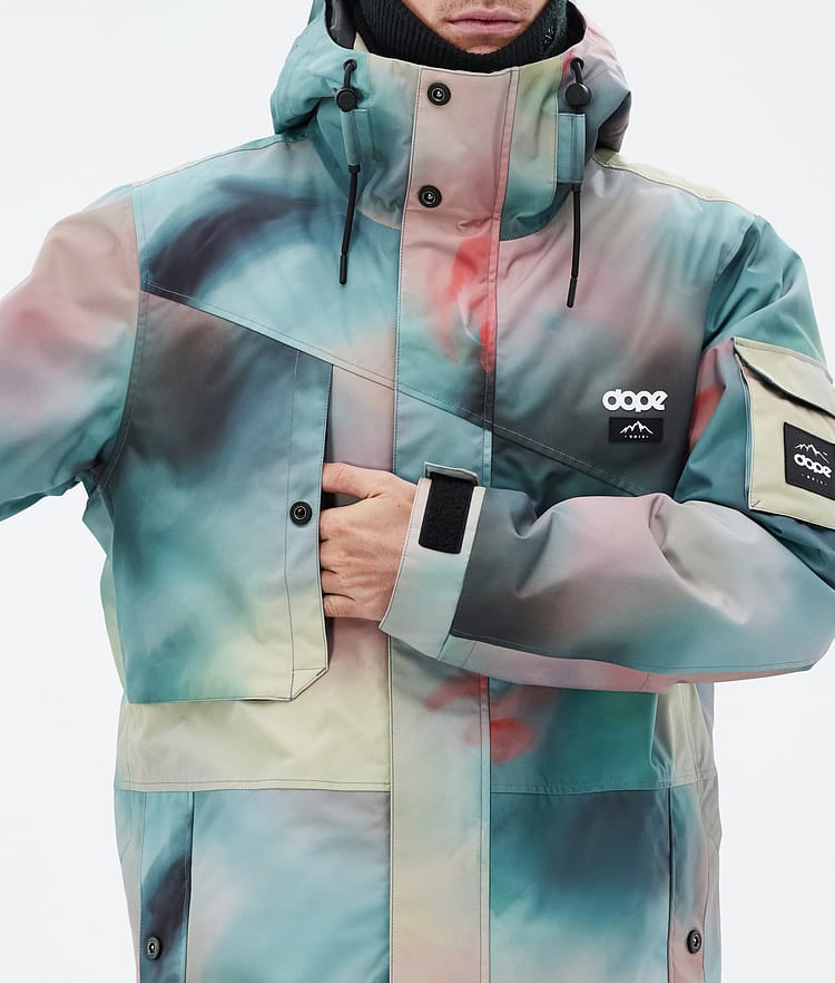 Dope Adept Snowboard Jacket Men Metal Blue Camo
