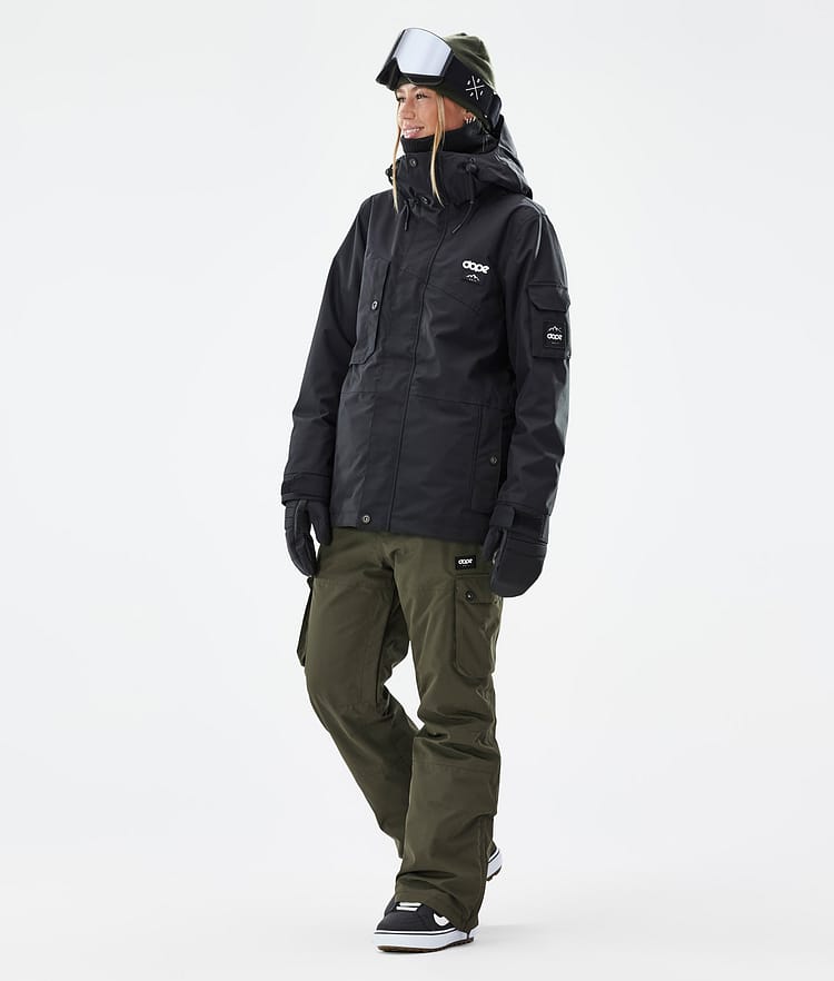 Dope Iconic W Snowboard Pants Women Black Renewed