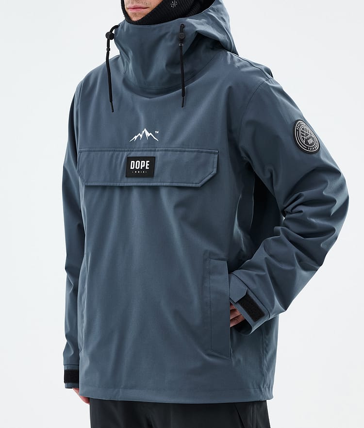 Dope Blizzard Ski Jacket Men Metal Blue