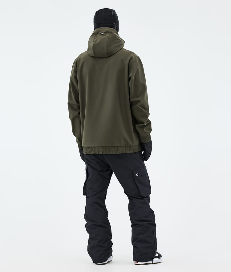 Dope Yeti Snowboard Jacket Men Ice Black Renewed