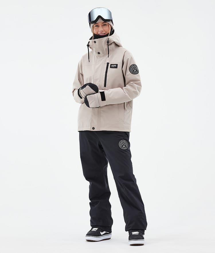 Dope Blizzard W Full Zip Snowboard Jacket Women Faded Green