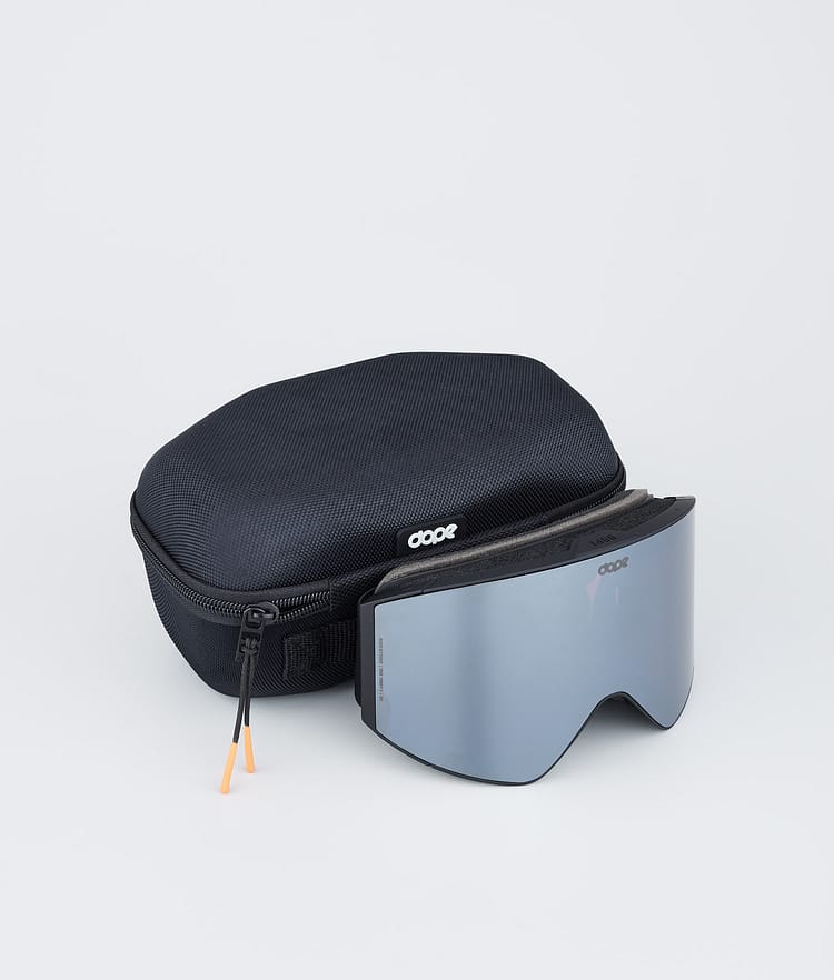 Dope Sight Ski Goggles Black/Pink Mirror