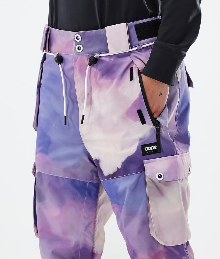 Dope Iconic W Snowboard Pants Women Scribble Purple