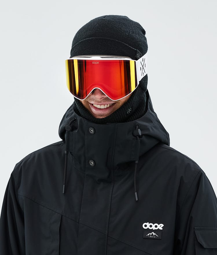 Dope Sight Ski Goggles Black/Pink Mirror