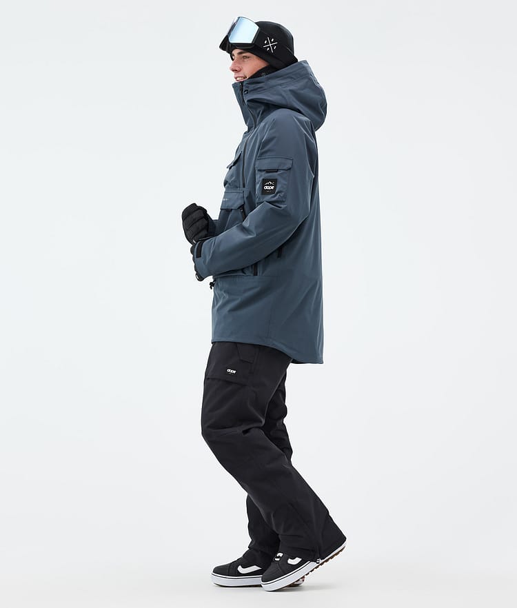 Dope Akin Snowboard Jacket Men Metal Blue