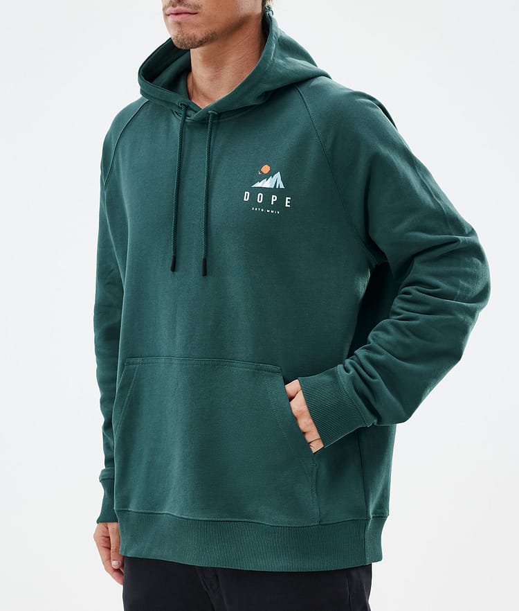 Dope Common Hoodie Men 2X-Up Bottle Green