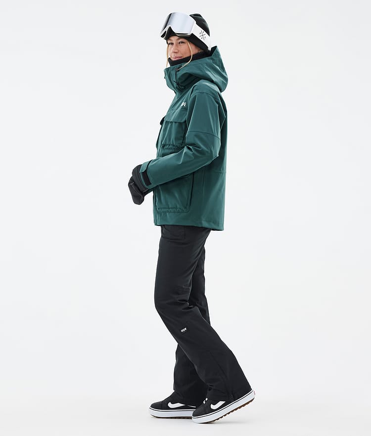 Dope Zenith W Snowboard Jacket Women Bottle Green Renewed