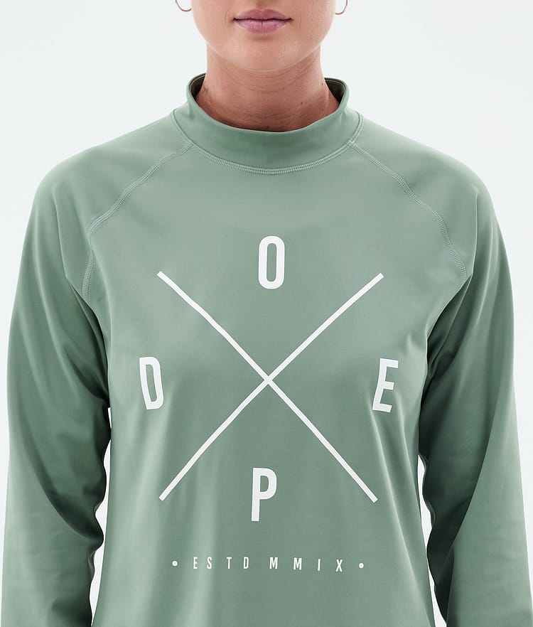 Dope Snuggle W Base Layer Top Women 2X-Up Metal Blue