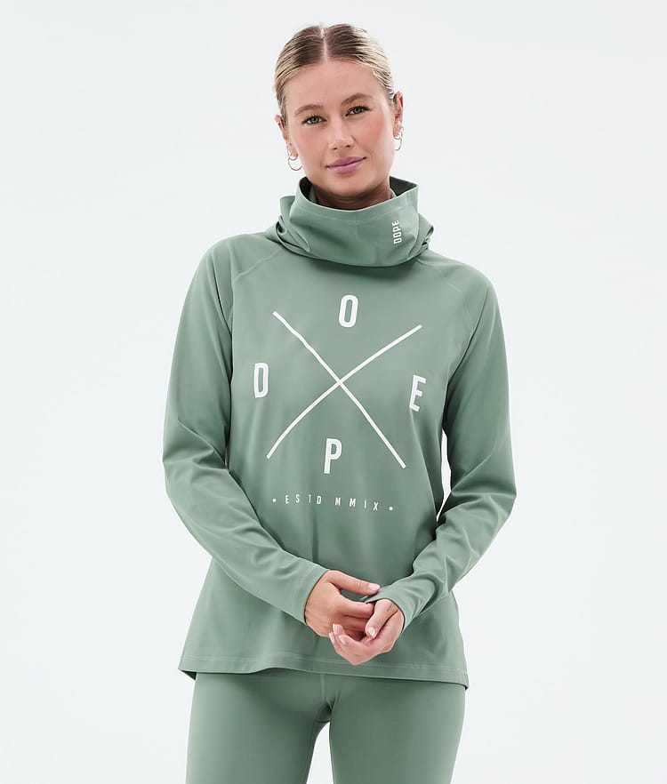 Dope Snuggle W Base Layer Top Women 2X-Up Metal Blue