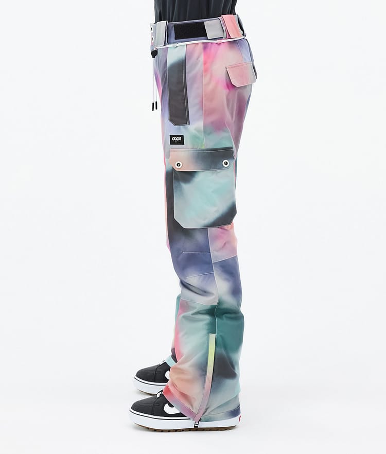 Dope Iconic W Snowboard Pants Women Scribble Purple