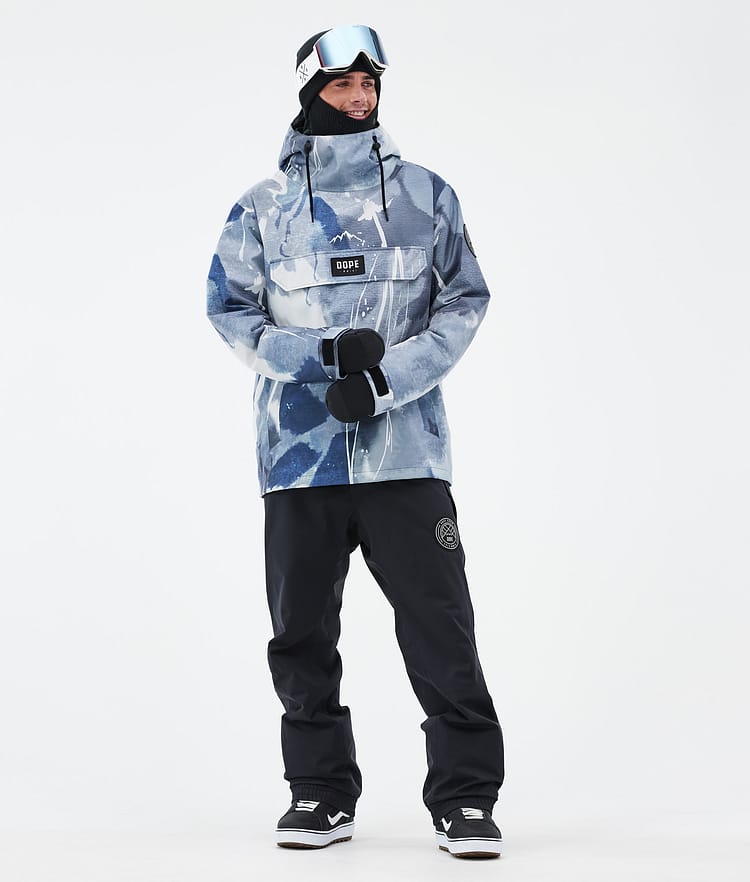 Dope Blizzard Snowboard Jacket Men Whitish Renewed