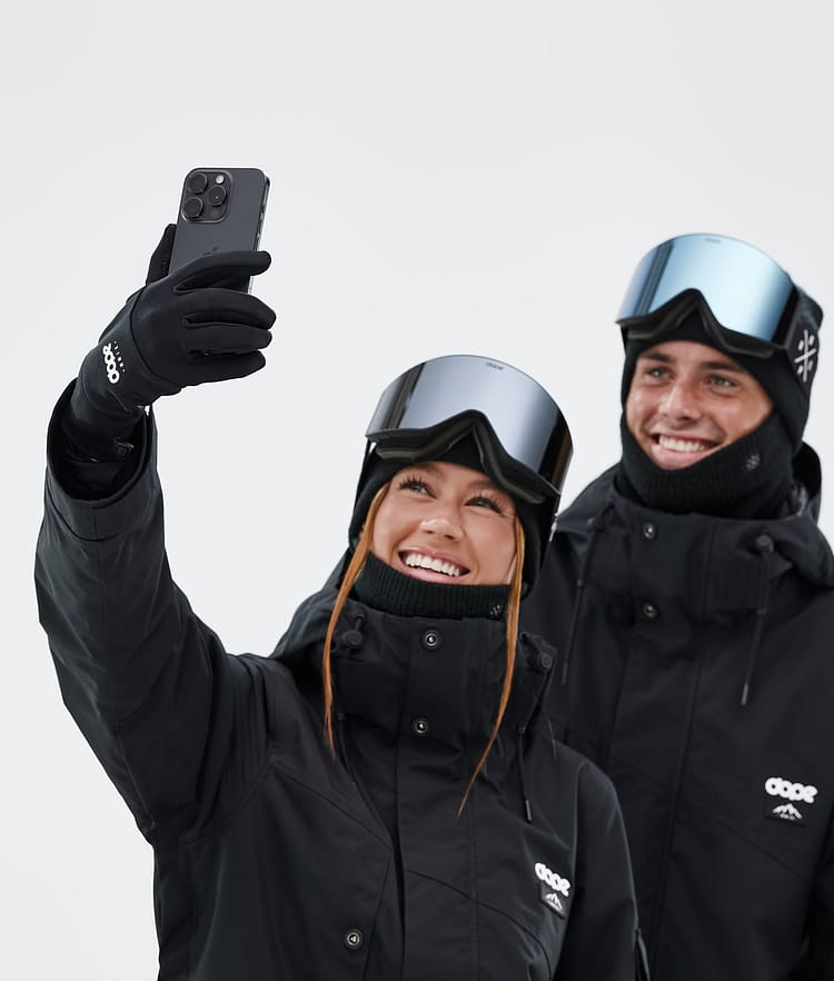 Dope Power Ski Gloves Black/White