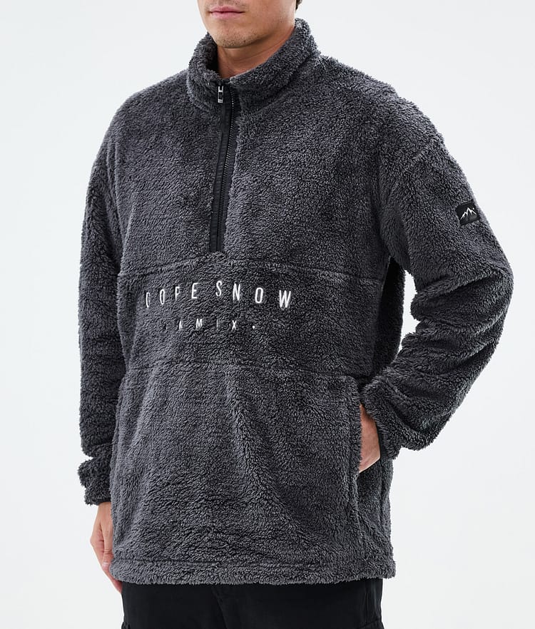 Dope Pile Fleece Sweater Men Moss Green
