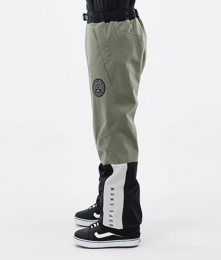 Dope Blizzard Track Snowboard Pants Men OIive Green/Burgundy/Metal Blue/Black